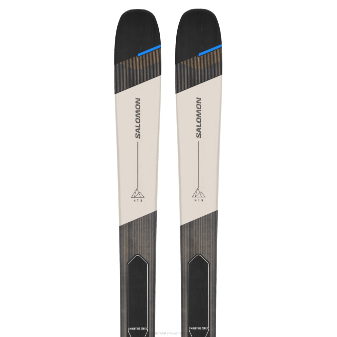 Women's Touring Skis - Mtn 96 Carbon V42L1005 Salomon Rainy Day/Process Blue/Black - Salomon shoes