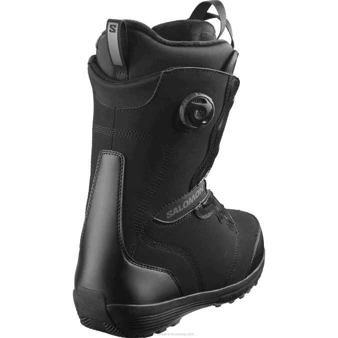 Women\'s Snowboard Boots - Ivy Boa Sj Boa V42L1312 Salomon Black/Castlerock Gray - Salomon Australia