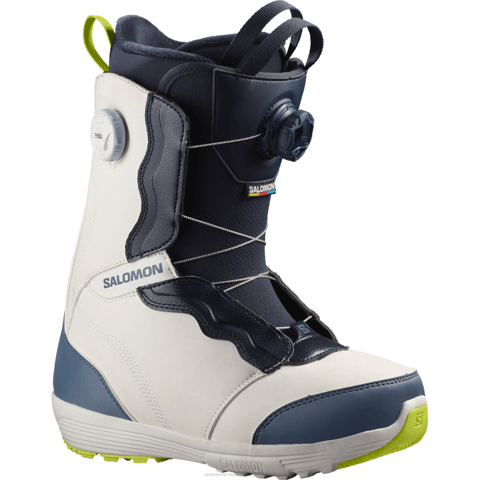 Women's Snowboard Boots - Ivy Boa Sj Boa V42L1313 Salomon Nimbus Cloud/China Blue/Acid Lime - Salomon sneakers Australia