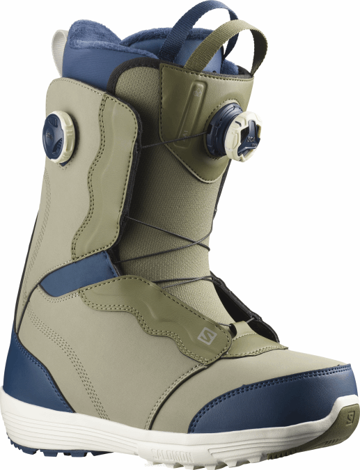 Women's Snowboard Boots - Ivy Boa V42L1321 Salomon Vetiver/Deep Lichen Green/Insignia Blue - Salomon shoes