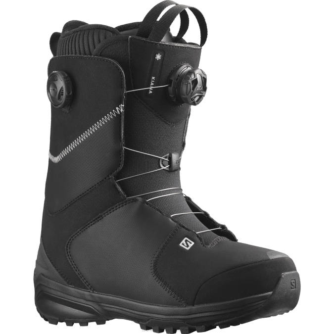 Women's Snowboard Boots - Kiana Dual Boa V42L1316 Salomon Black/Silver - Salomon sneakers Australia