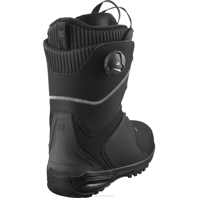 Women\'s Snowboard Boots - Kiana Dual Boa V42L1316 Salomon Black/Silver - Salomon sneakers Australia