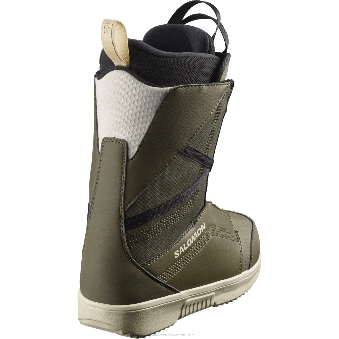Women\'s Snowboard Boots - Scarlet Boa V42L1315 Salomon Army Green-X/Rainy Day/Black - Salomon Australia