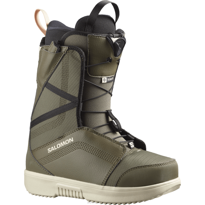 Women's Snowboard Boots - Scarlet V42L1421 Salomon Army Green-X/Rainy Day/Black - Salomon sneakers Australia
