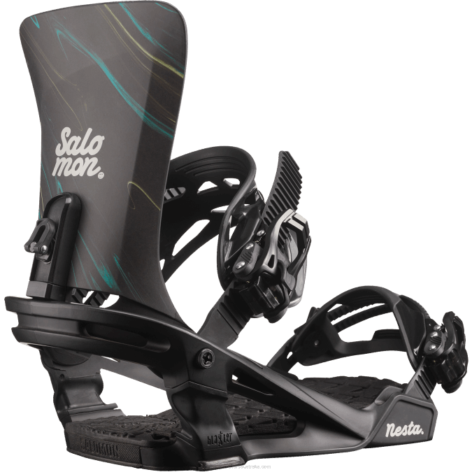 Women's Snowboard Bindings - Nesta V42L1327 Salomon Black - Salomon sneakers Australia