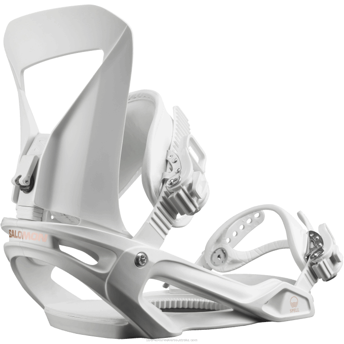 Women's Snowboard Bindings - Spell V42L1422 Salomon White - Salomon sneakers Australia