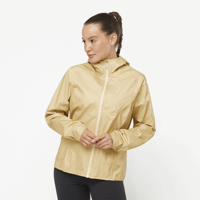 Women's Shell Jacket - Bonatti Waterproof V42L839 Salomon Mojave Desert - Salomon sneakers Australia
