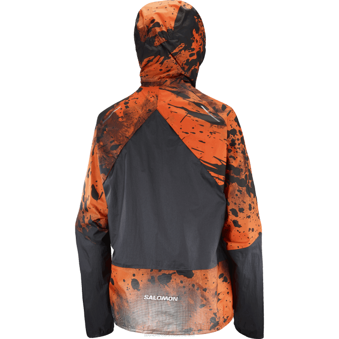 Women\'s Shell Jacket - Bonatti Waterproof V42L843 Salomon Scarlet Ibis/Ao/Capsule - Salomon sneakers Australia