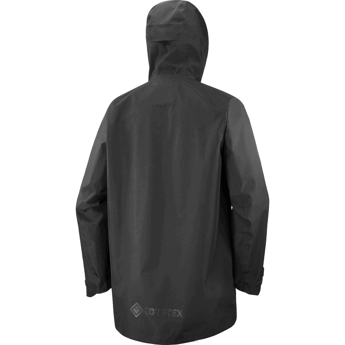 Women\'s Shell Jacket - Essential Gore-Tex V42L831 Salomon Deep Black - Salomon Australia