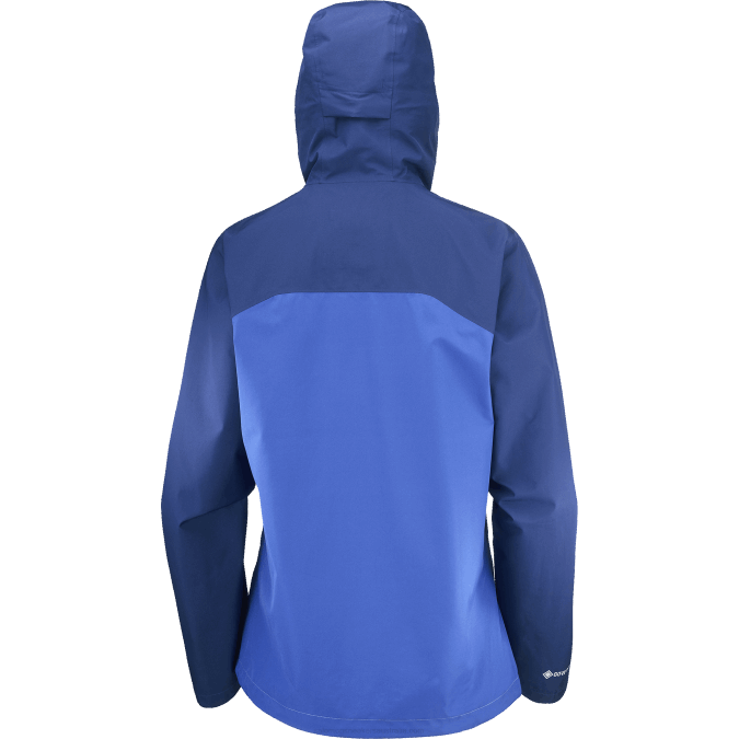 Women\'s Shell Jacket - Outline Gore-Tex 2.5L V42L847 Salomon Nautical Blue/Navy Peony - Salomon shoes