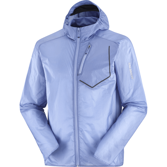 Women\'s Wind Jacket - Bonatti Aero Wind V42L848 Salomon English Manor/Surf The Web - Salomon Australia