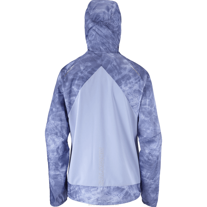 Women\'s Wind Jacket - Bonatti Cross Wind V42L852 Salomon English Manor/Ao/Gray Blue - Salomon sneakers Australia