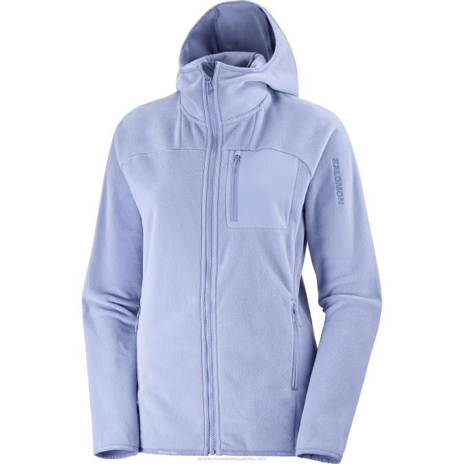 Women\'s Midlayer Jacket Hoodie - Outline Polartec V42L860 Salomon English Manor - Salomon shoes