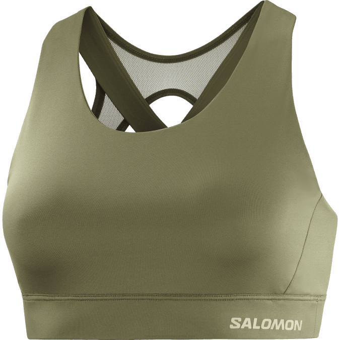 Women\'s Sports Bra - Cross Run V42L935 Salomon Grape Leaf - Salomon Australia