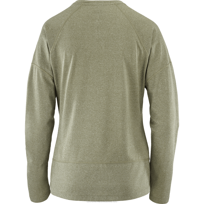 Women\'s Long Sleeve T-Shirt - Cross Run V42L915 Salomon Grape Leaf/Heather - Salomon Australia