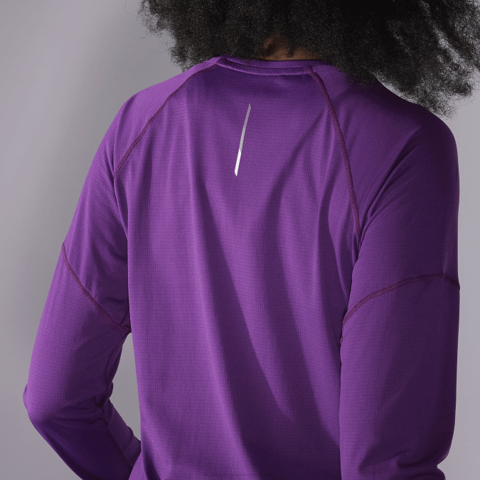 Women\'s Long Sleeve T-Shirt - Cross Run V42L916 Salomon Crown Jewel - Salomon sneakers Australia