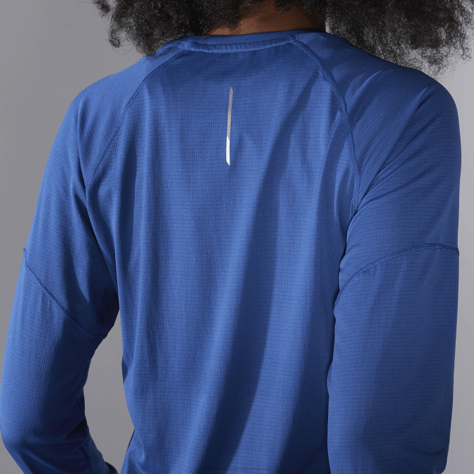 Women\'s Long Sleeve T-Shirt - Cross Run V42L920 Salomon Navy Peony - Salomon sneakers Australia