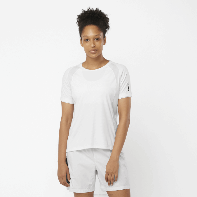 Women's Short Sleeve T-Shirt - Equipe V42L922 Salomon White - Salomon shoes