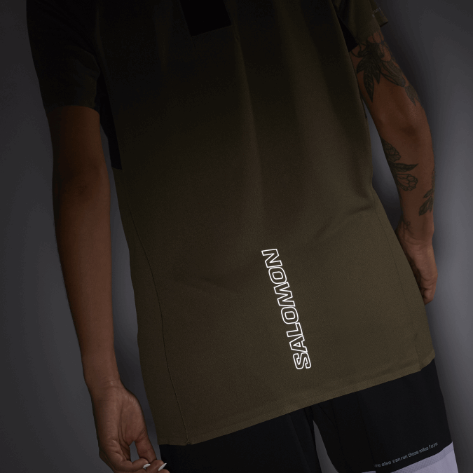 Women\'s Short Sleeve T-Shirt - Shortney V42L910 Salomon Grape Leaf - Salomon shoes