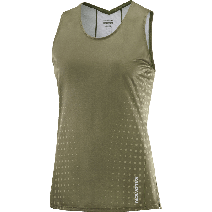 Women\'s Tank - Sense Aero V42L904 Salomon Grape Leaf/Dusky Green - Salomon Australia